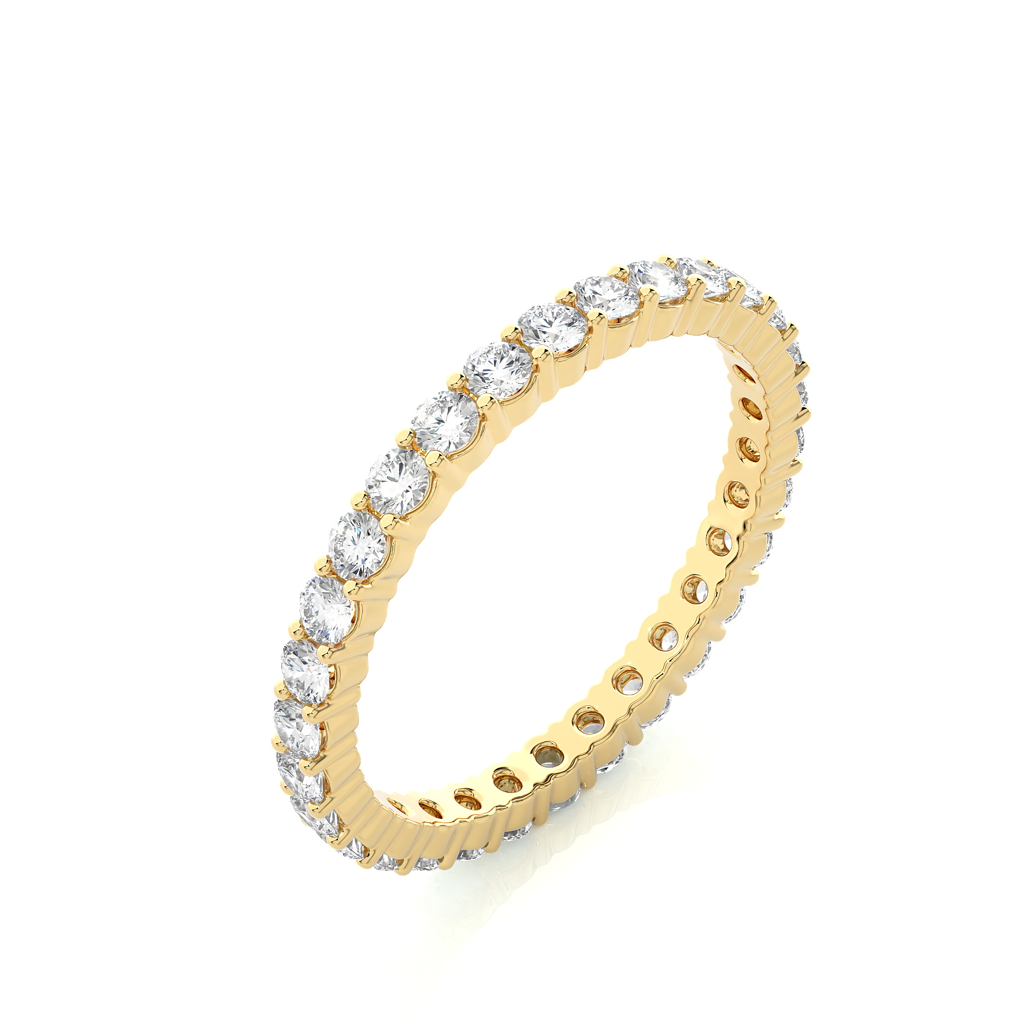 0.90 Carat IJ Color VS1 Clarity Diamond Studded Natural Diamond Ring.